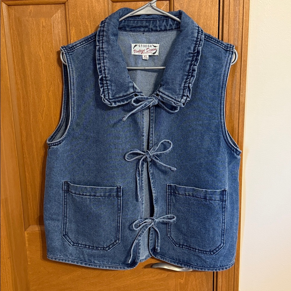 Stoosh Vintage Blue Denim Vest